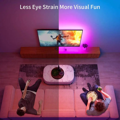 TV Backlight Music Sync USB Powered RGB LED Strip Light