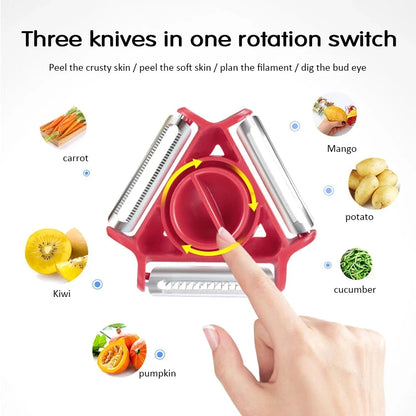 3-in-1 Set - Grater, Peeler and Slicer Set