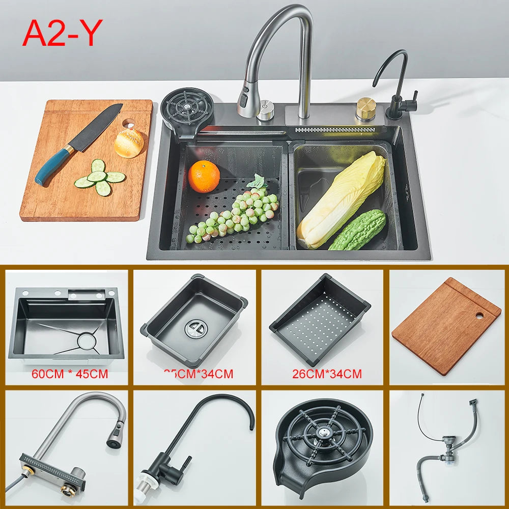 Multifunctional kitchen sink