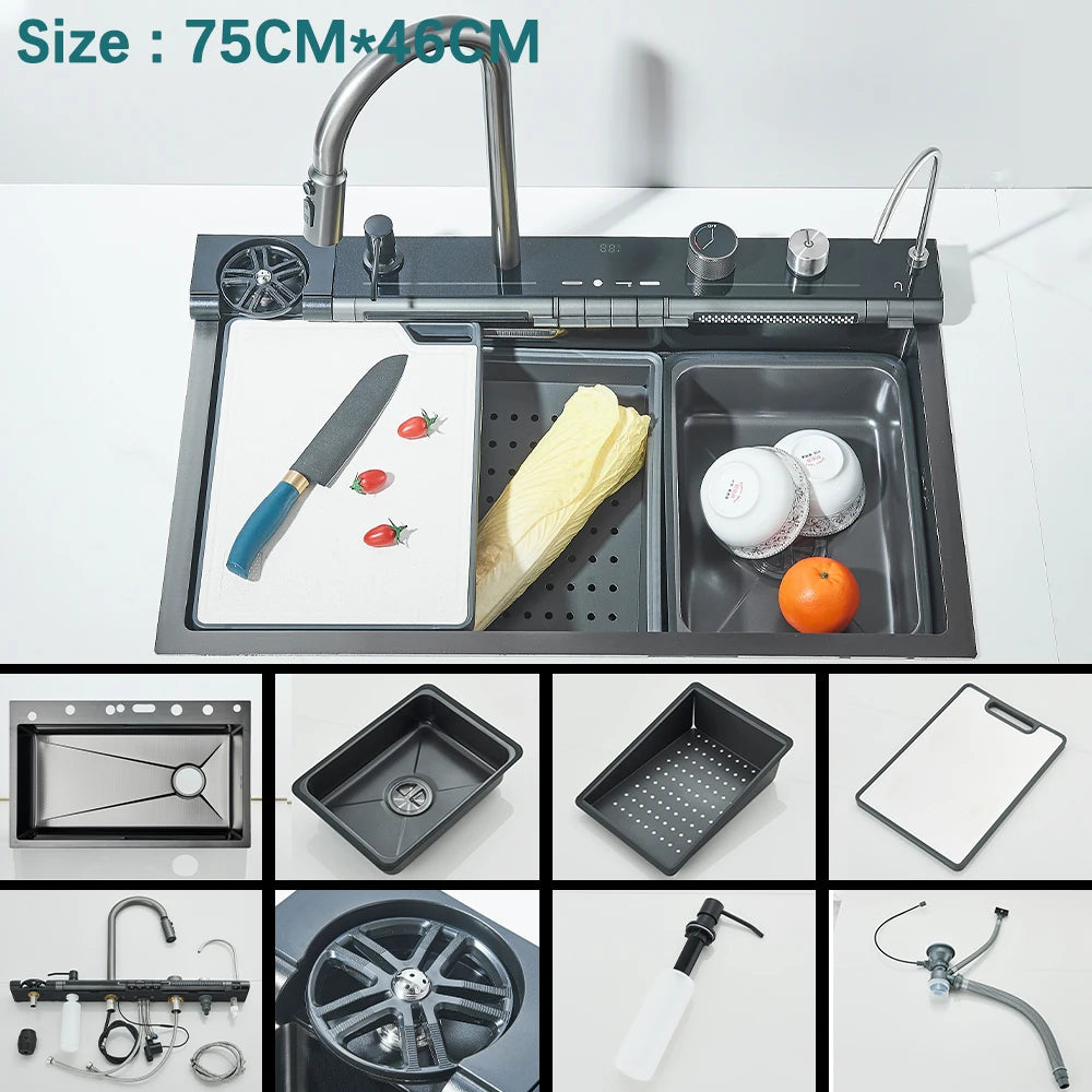 Multifunctional kitchen sink