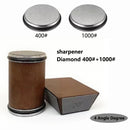 New sharpener with double diamond stone