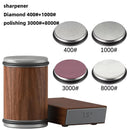 New sharpener with double diamond stone