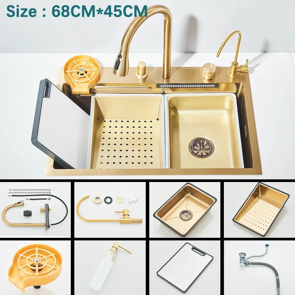 Multifunctional kitchen sink