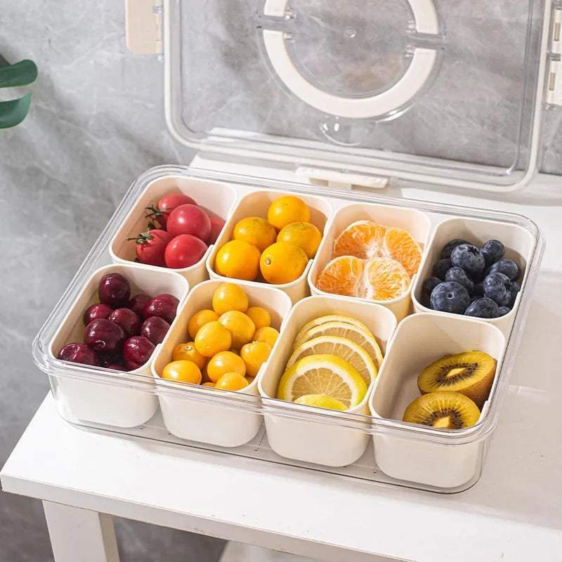 Storage box with 8 compartments