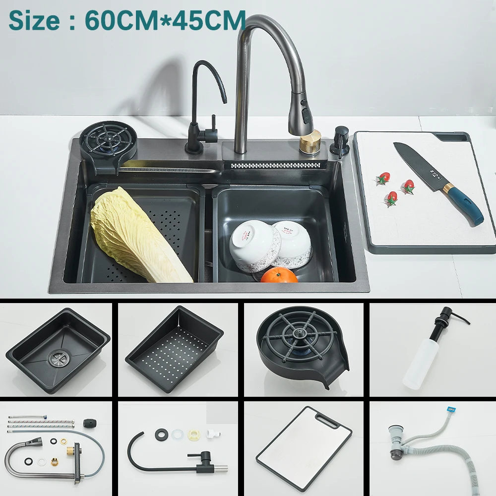 Multifunctional kitchen sink