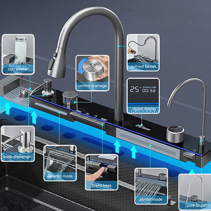 Multifunctional kitchen sink