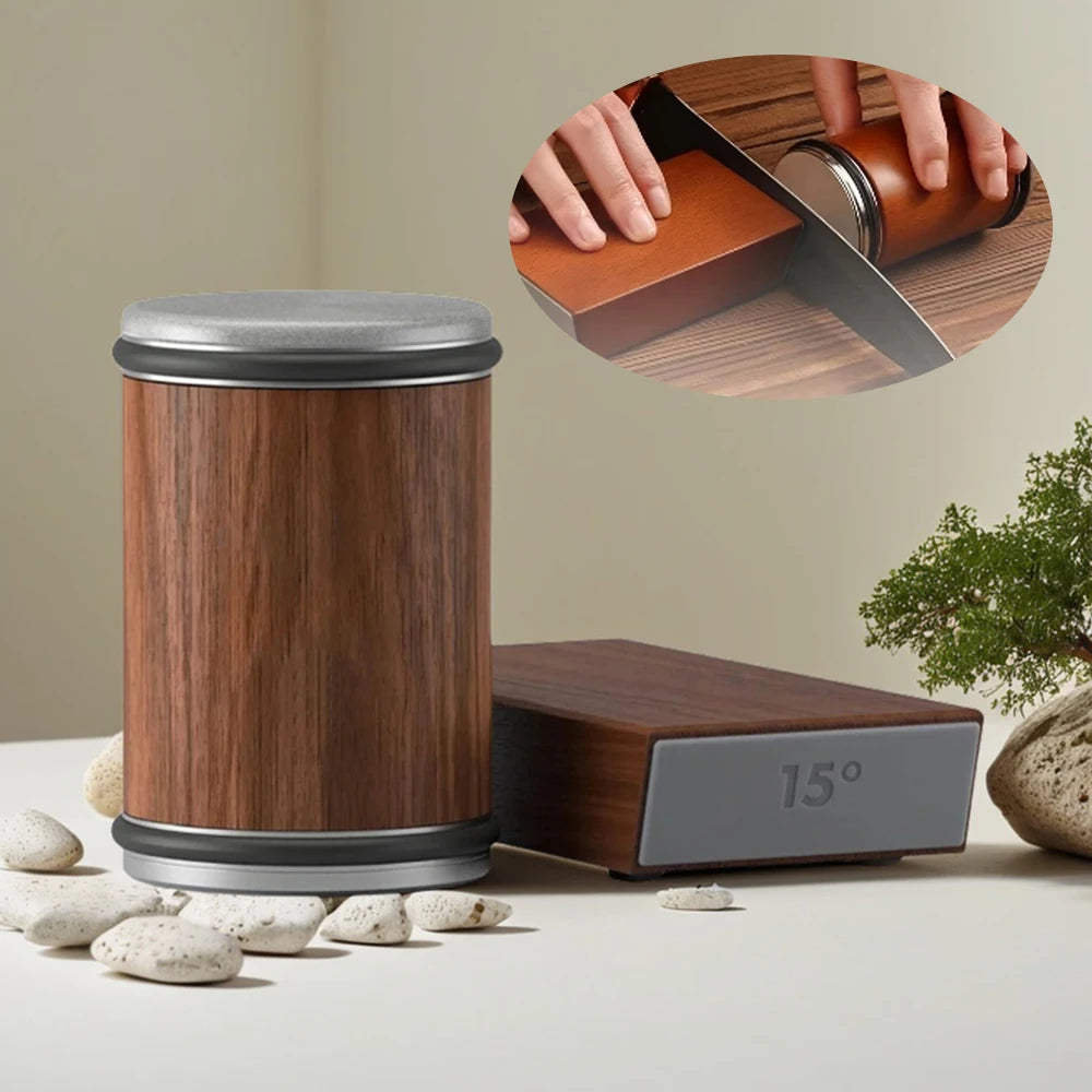 New sharpener with double diamond stone