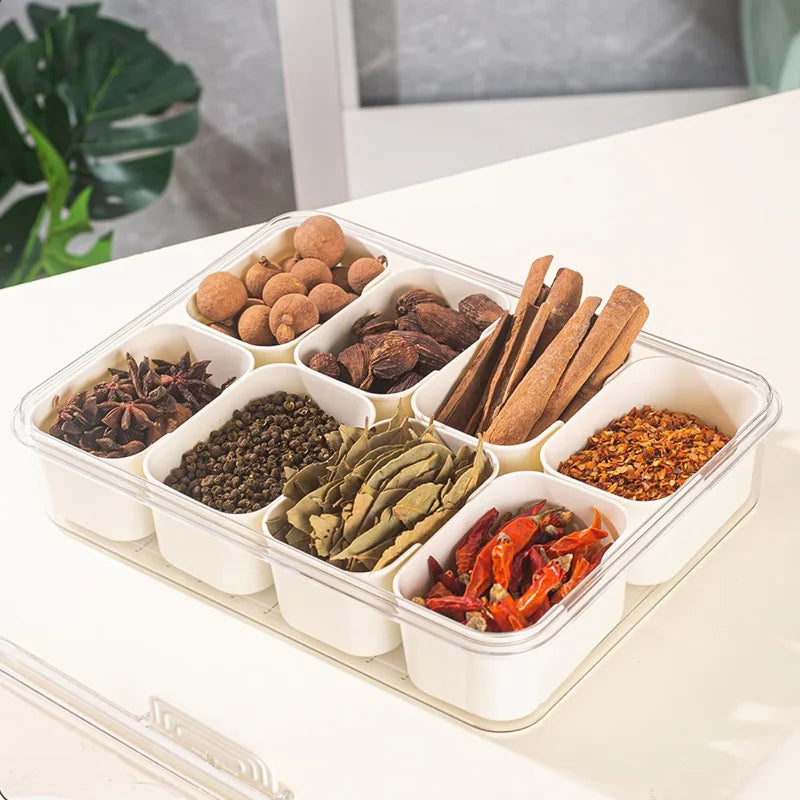 Storage box with 8 compartments