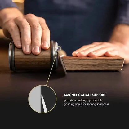 New sharpener with double diamond stone