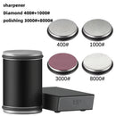 New sharpener with double diamond stone