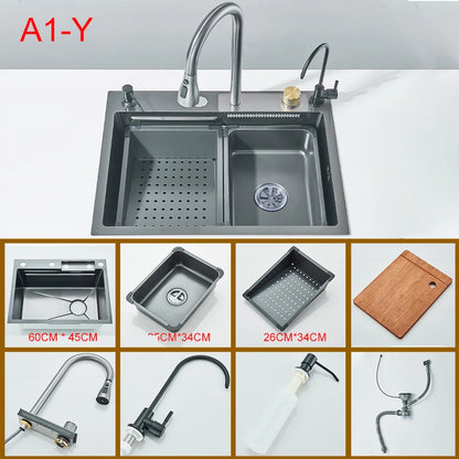 Multifunctional kitchen sink