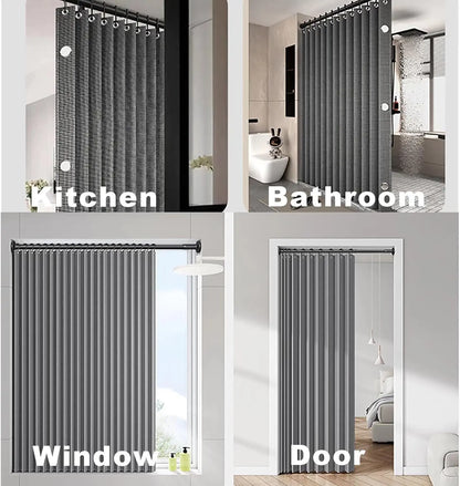 Foldable shower curtain for swimwear with magnets
