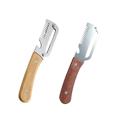 Multifunctional stainless steel peeler