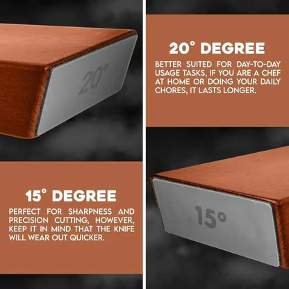 New sharpener with double diamond stone