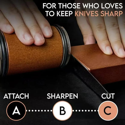 New sharpener with double diamond stone