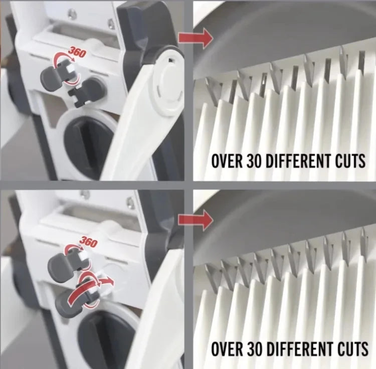 5-in-1 multifunctional vegetable cutter