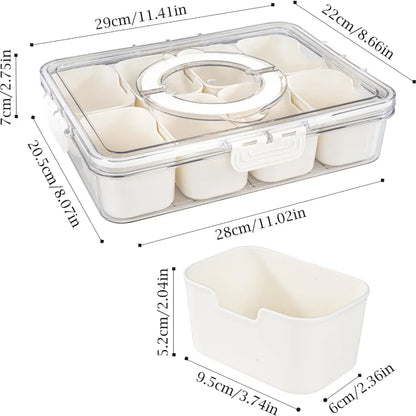Storage box with 8 compartments