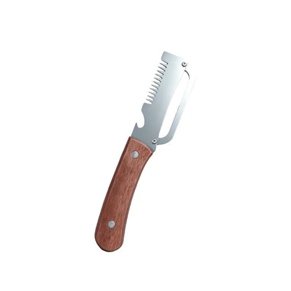 Multifunctional stainless steel peeler