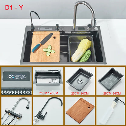 Multifunctional kitchen sink