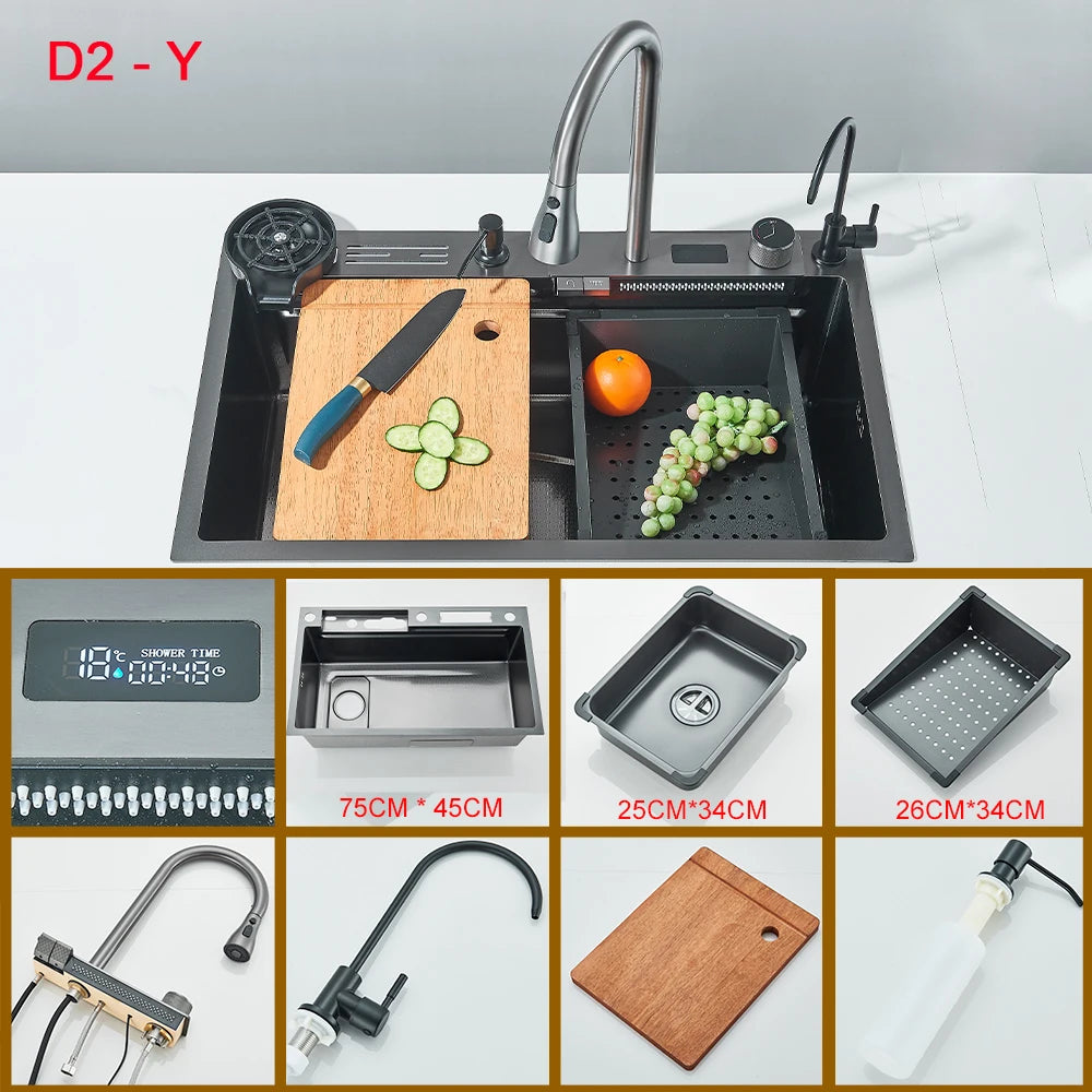 Multifunctional kitchen sink