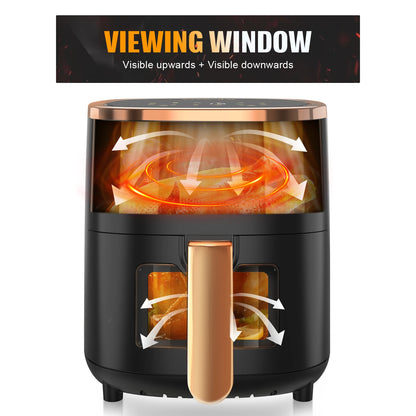 OYAJIA 6L deep fryer with smart touchscreen