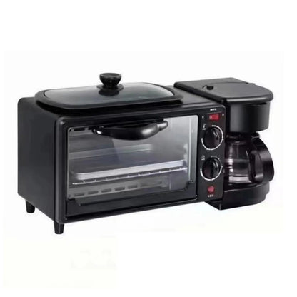 3-in-1 coffee machine with glass lid