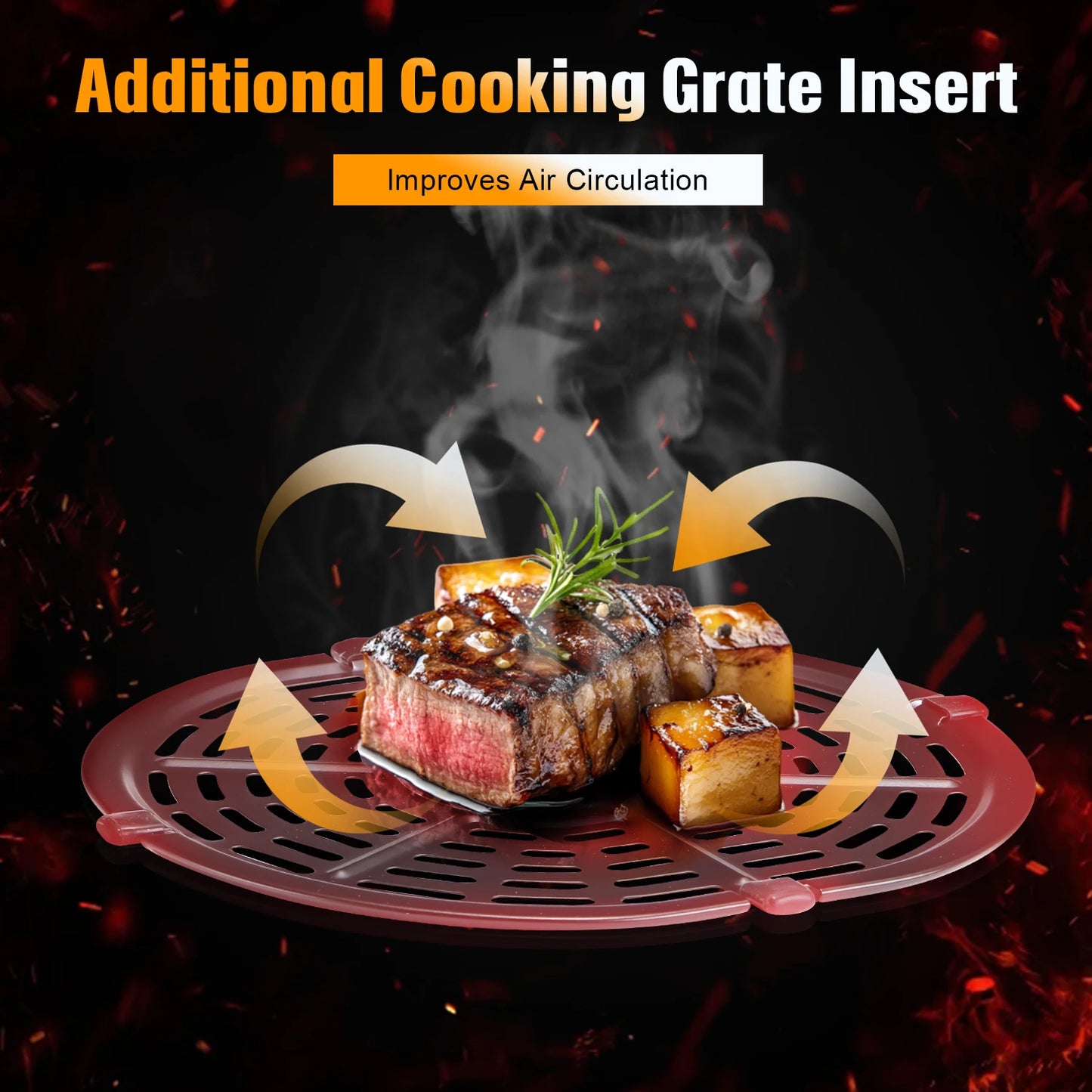 OYAJIA 6L deep fryer with smart touchscreen