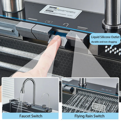 Multifunctional kitchen sink